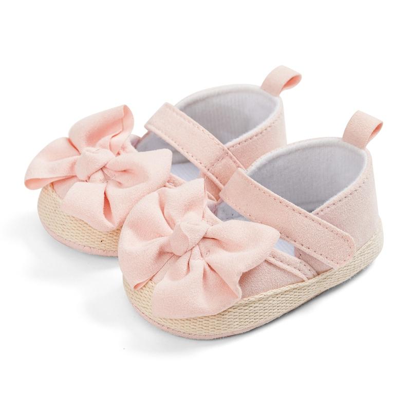 Baby Girl Shoes Flowers Bow 0-1Years Infant Girls Cotton Shoes Soft Soled Non-slip Footwear Crib Shoes