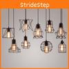 Vintage Industrial Iron Edison Pendant Light Creative Loft Bar Cage Led Lamp