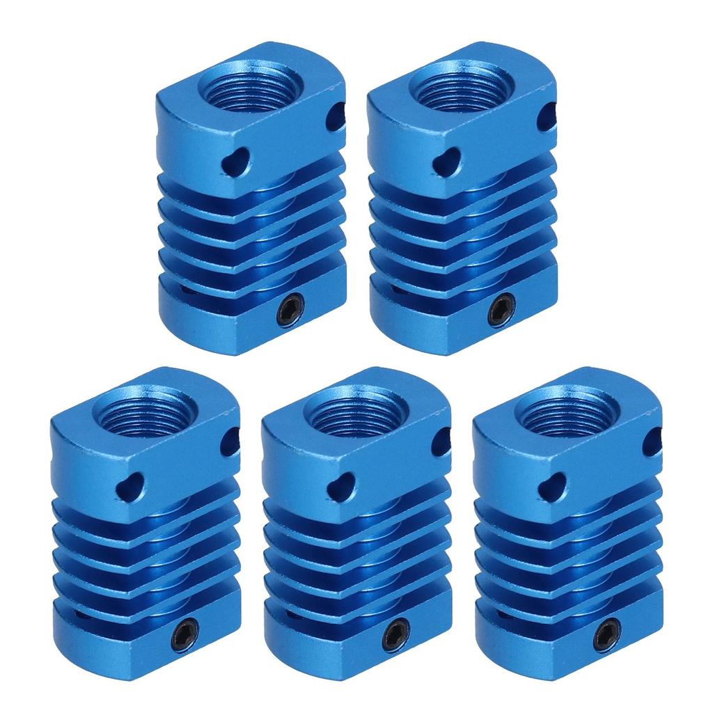5 ks Chladič 3D tiskárny Hliníková slitina Rozptylový blok Extruder MK10 E3DV6