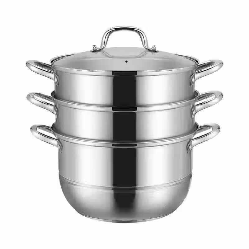 DESLON 3-Layer Stainless Steel Steamer Pot