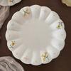 Small Yellow Flower High-Value Tableware Set, Ceramic Plate Of Small Fresh Ceramic Bowl, Rice Bowl, Binaural Bowl