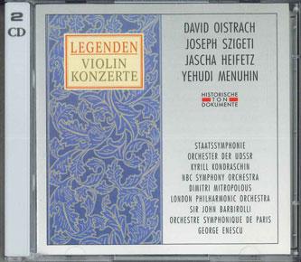 

CD VARIOUS - Legenden Die Violinkonzerte CACD500187 CANTUS CLASSICS Japan Classical Used