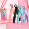 Nail Art Clipper U Type Round Edge Finger Cutter False Tips Edge Cutters Colorful Guillotine Cut False Nail Knife Nail Tools