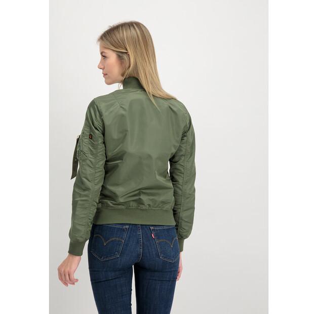 Alpha Industries VF Light Bomber Jacket Women Gold Bicolour