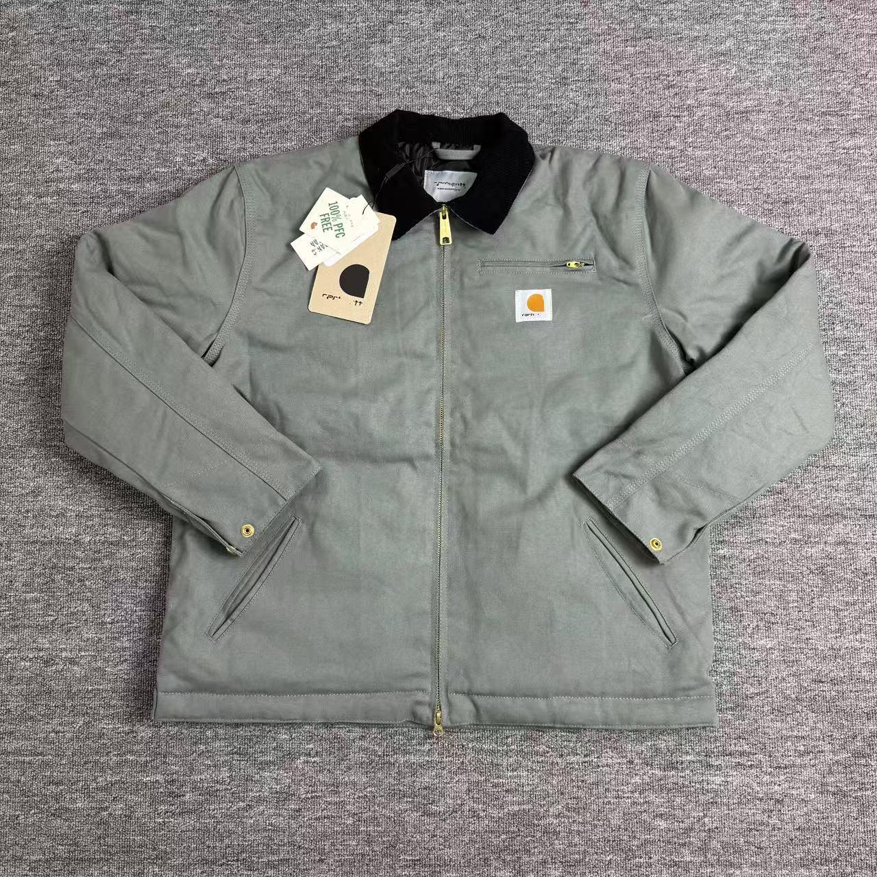 

Детройтська вінтажна важка полотняна прана куртка з потовщеним лацканом M