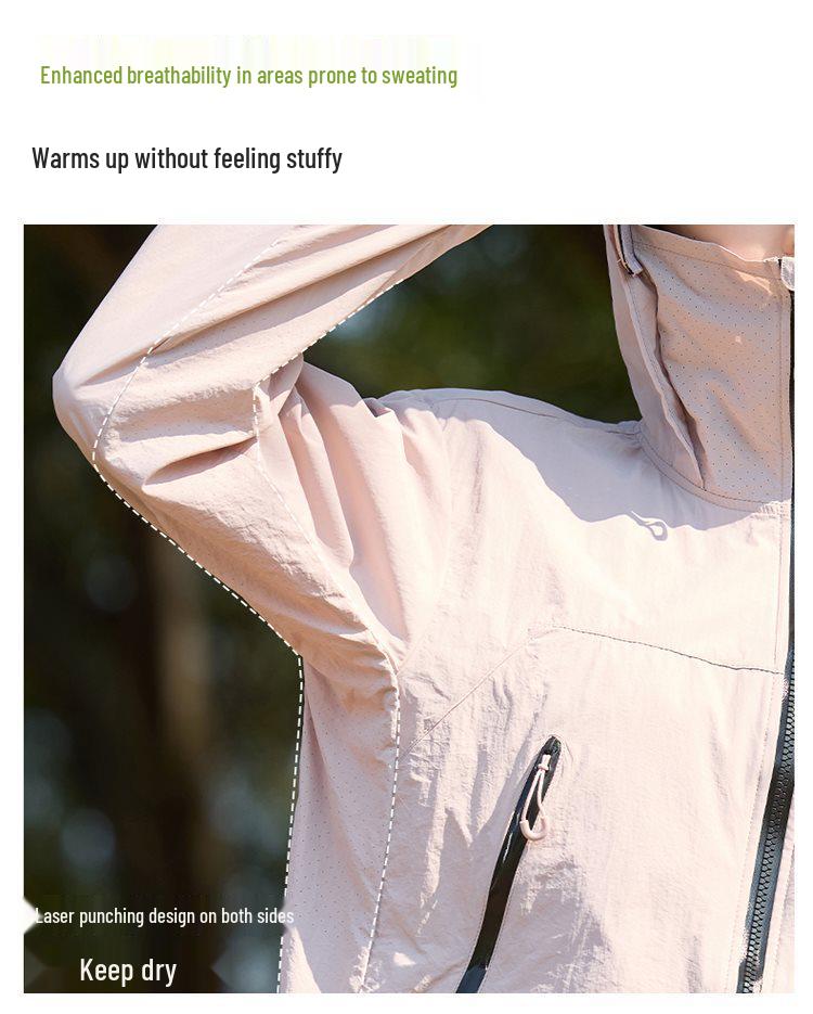 2026 New Style UPF50+ UV Protection Ice Silk Cooling Lightweight Summer Jacket for Men & Women
