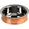 Hospitality Heavy Duty Stainless Steel Copper Base Handi, Multipurpose Food Serveware, Tableware, Copper Serving Bowl, 500ml (Pack of 1Pc)