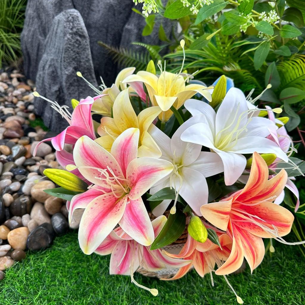Simulated Plants Flower Lily Wedding Hotel Restaurant Decoration Photography Props