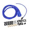 8.5mm 180 Degrees  Sparking Plug Ignition Wire Set Spark Plug Wires with Dustproof Cap Replacement for Chevy 8 Cylinder