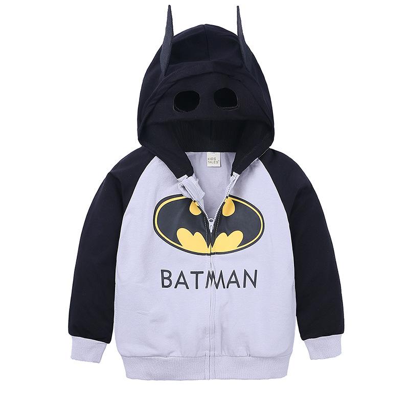 Boys Hooded Zip Up Sweatshirt Jacket with Eye Mask for Spring and Autumn