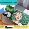 DBZ Dragon Ball Bulma Large Mouse Pad Carpet Laptop Pc Gamer Keyboard Mat XXL Mousepad Edge White Tassel Rubber Table Mat