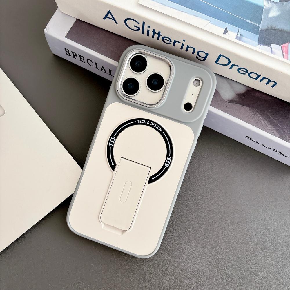 

Matte Folding Bracket Magnetic Case for iPhone 17 16 15 14 13 12 Pro Max 17Pro For Magsafe Shockproof Armor Skin PC Cover iPhone 13