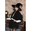 Clearstone Cosplay Halloween Wonder Witch Mantle Set Womens Black
