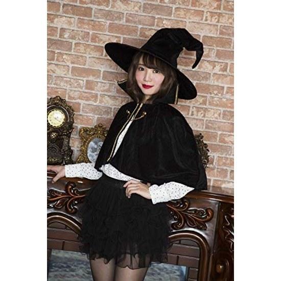 Clearstone Cosplay Halloween Wonder Witch Mantle Set Womens Black