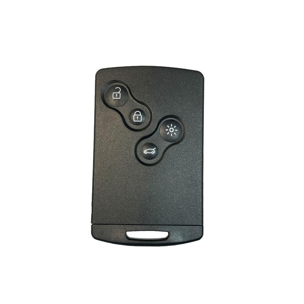Smart Card Car Key 4 Buttons PCF7945/PCF7953 4A Chip 433Mhz for Renault Clio 4 Captur Passive Keyless Go Entry Remote HandsFree