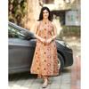 Floral Print Women Cotton Kurti Cord Set Indian Bollywood Top Kurta Palazzo Set