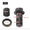 M10×1mm Motorcycle Banjo Bolts Studs with Washers 5Pcs Motorbike Brake Bolts Caliper Studs for Brake Master Cylinder Motorcycle Brake Hardware