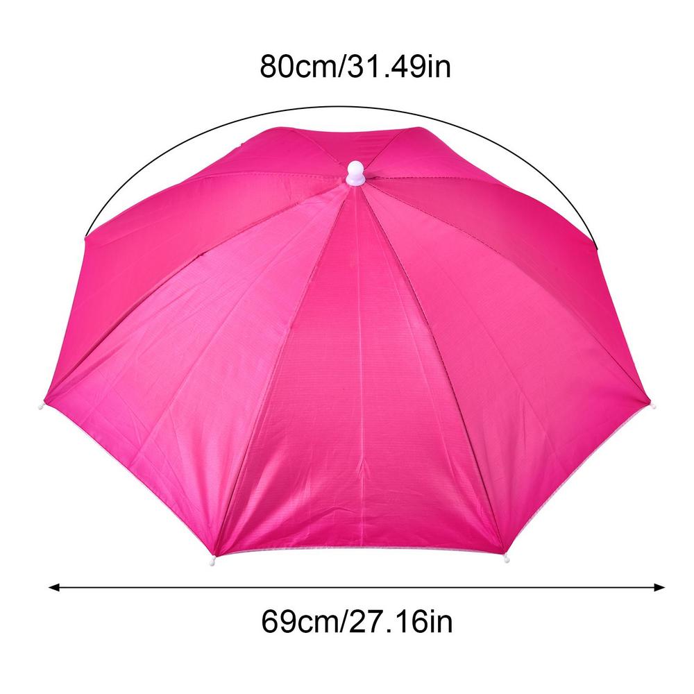Fishing Cap Sport Umbrella Hat Hiking Beach Camping Headwear Cap Sun Shade Anti-UV Camouflage Foldable Sunscreen Shade Umbrella