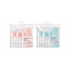 Set de Botellas Vacías Cosméticas de Viaje, Set de 8 Botellas, Sub-embotellado, Botella con Atomizador Caja para Crema con Bolsa de Almacenamiento