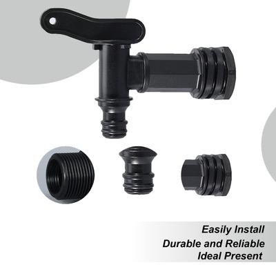 IBC Tote Adapter Winterizing Brass Garden Hose Faucet Spigot Leakproof and Anti-Slip Accessory for Vinegar Oil Wine Water Spigot