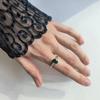 Серебряное кольцо с изумрудом nano 0.908ct, вес изделия 2,25 гр (2205845)