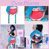 League Of Legends Dual City Jinx Plush Backpack With Large Capacity For Daily Use