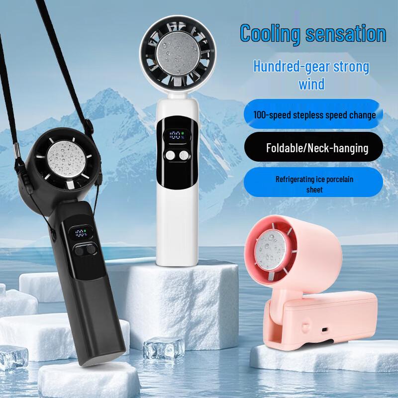 SNGERON Foldable Cooling Handheld Fan with LED Display