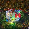 LED Solar Butterfly Hanging Tree Lights, Outdoor Courtyard Garden Decorative Lights, Round Ball Hanging Tree Ball Luminous Butterfly
