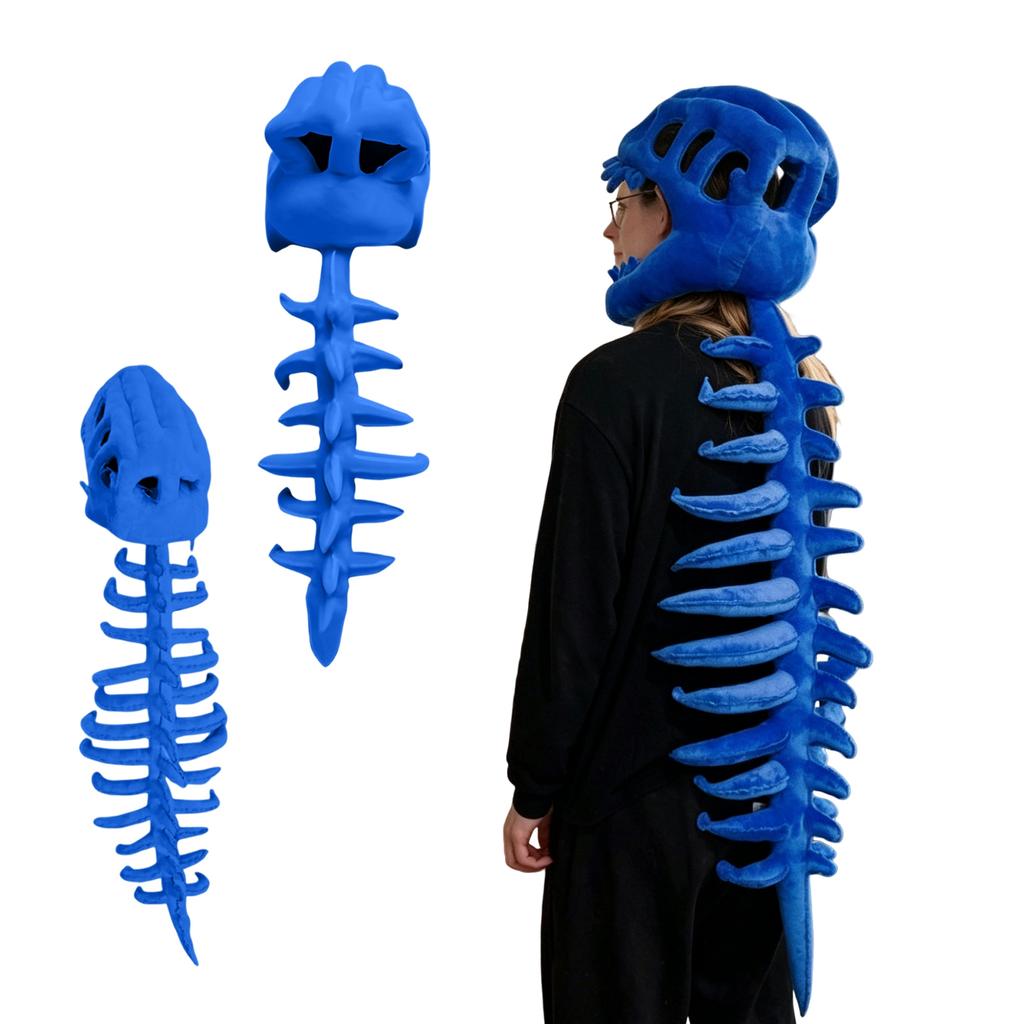 Dinosaur Skeleton Costume Set Halloween Dinosaur Themed Cosplay Props 3D Dino-Saur Skeleton Design