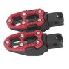Motorcycle Foot Pegs Aluminum Alloy Fadeproof Universal Anti Slip Motorcycle Rear Foot Rest Pedal