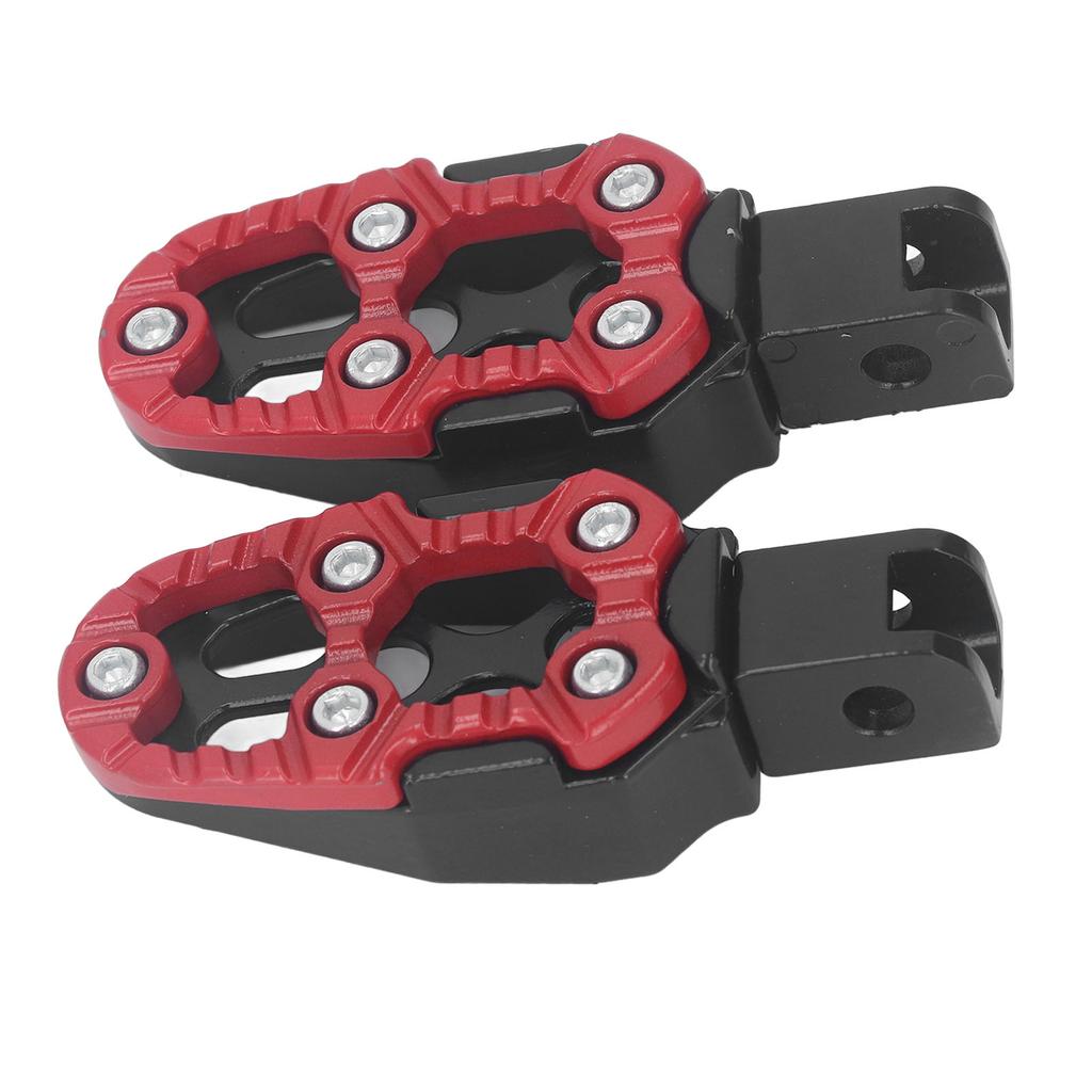 Motorcycle Foot Pegs Aluminum Alloy Fadeproof Universal Anti Slip Motorcycle Rear Foot Rest Pedal
