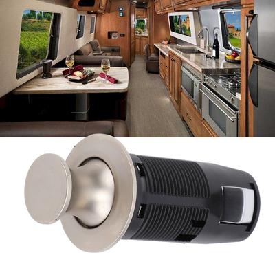 Cabinet Push Button Lock Stylish Look Keyless Cupboard Drawer Push Button Latch Knob for RV Yacht Motorhome Campervan