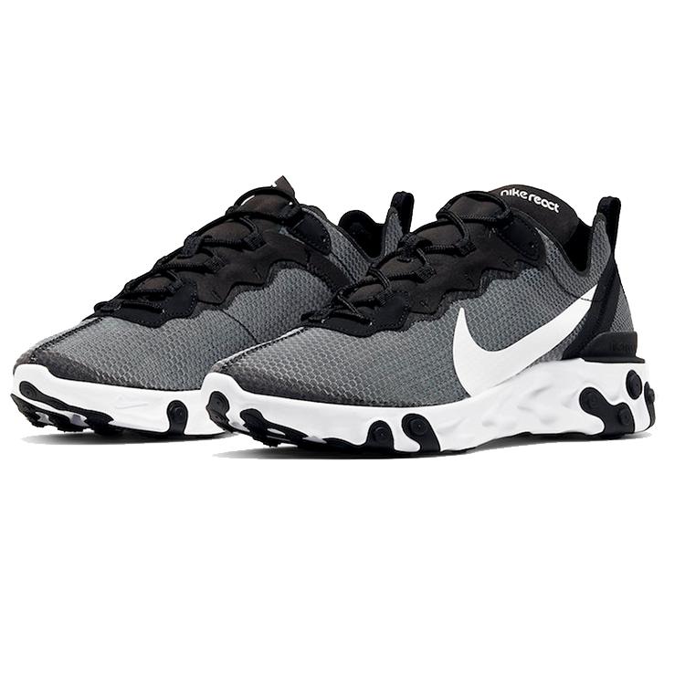 New Nike React Element 55 Se Black White CI3831-002