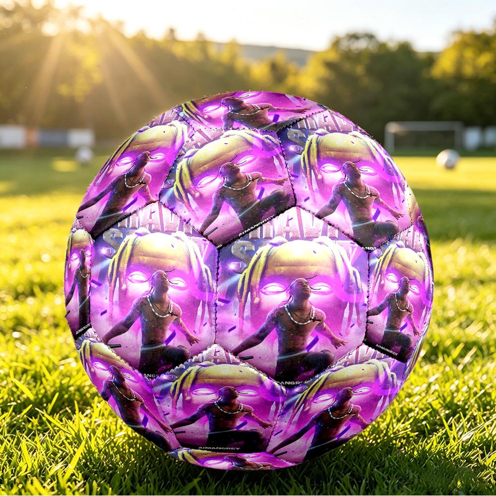 Travis Scott Size 5 Soccer Ball, Durable Standard Football For Training Match Outdoor Sports
