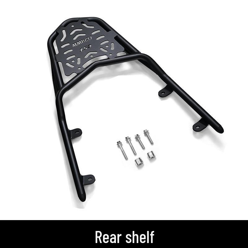 Compatible Rear Luggage Rack with Backrest for SYM Black Mamba 150 Motorcycle