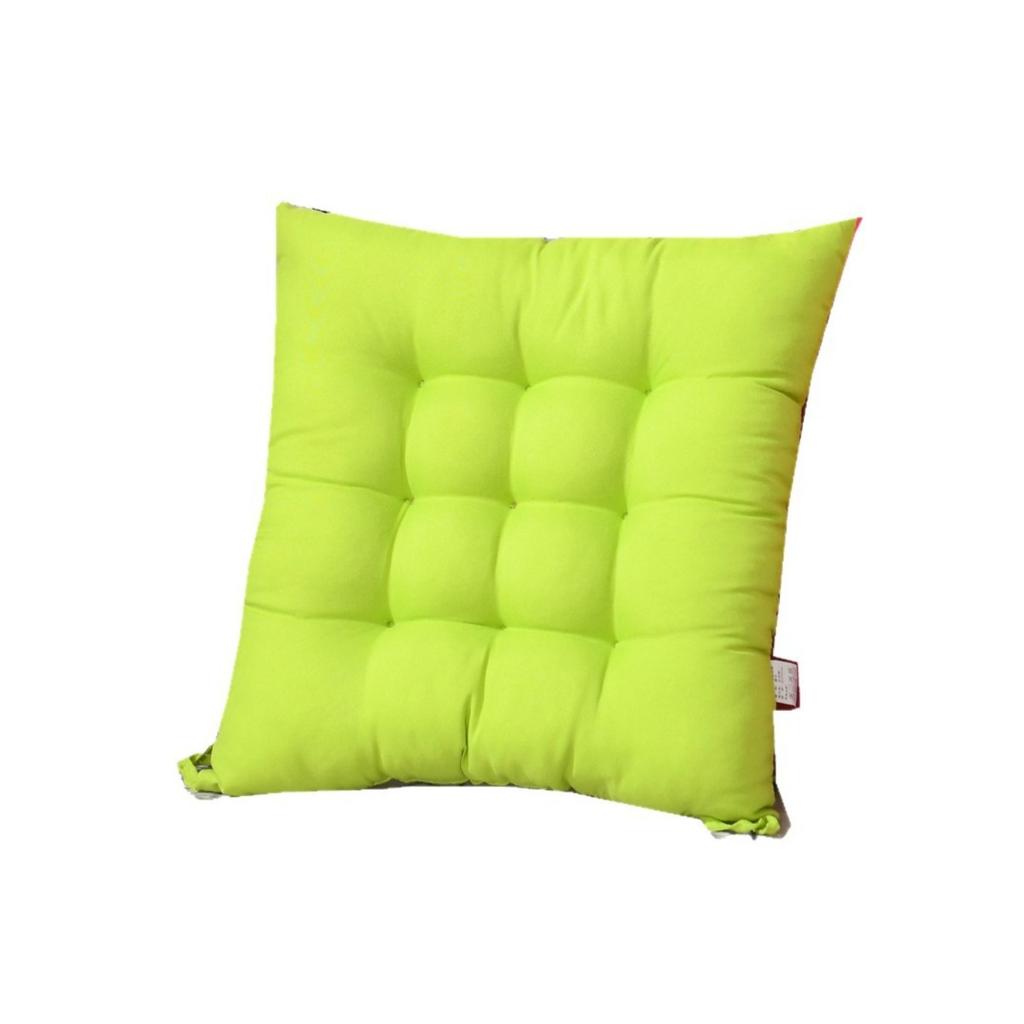 Solid colored frosted thick dining chair cushion, office, bedroom, living room cushion