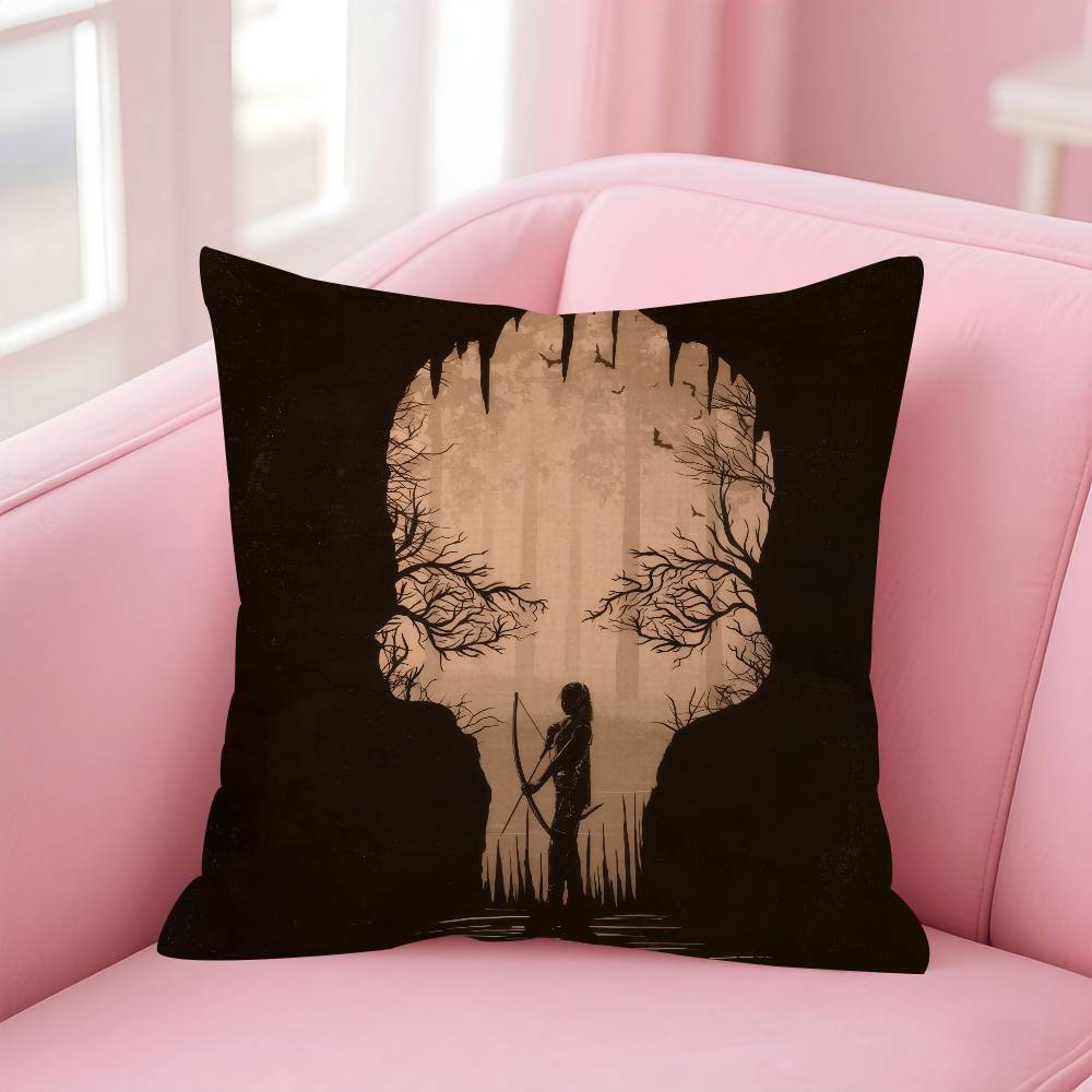 Lara Croft Tomb Raider Game Pillow Gift Home Office Decoration Pillow Bedroom Sofa Car Cushion Coverpillow Case