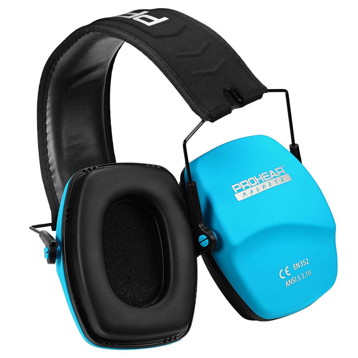 Custom Color EM016 Lightweight ABS Foldable Hearing Protection Earmuffs CE ANSI for Shooting Industrial with CE Certificated (Blue,31dB) синий