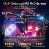 18.5"/15.6" Wireless Portable Monitor FHD 16:9 360° Rotation For Cell Phone PC Loptop Wired For XBox PS4 / 5 Switch Extension