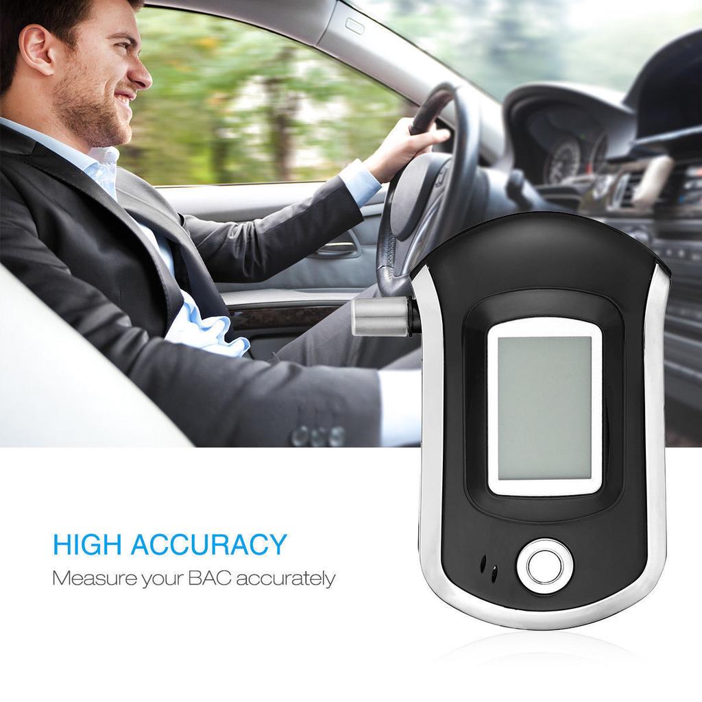 Portable Handheld Digital Breath Alcohol Tester LCD Breathalyzer Analyzer Detector