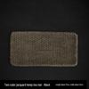Two-Color Jacquard Tea Mat - Handmade Plant-Dyed Coaster, Retro Style Fabric Tea Coaster