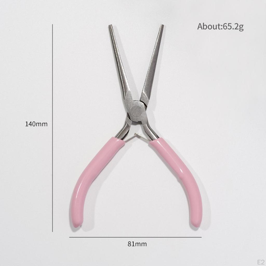 Nail Clip Tweezers ,Nail Pinching Tool ,Pick up with Soft Handle ,Metal Repair Art Tools