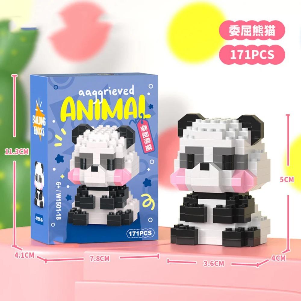 Adults Animals Micro Particle Building Blocks Toy for Children 6 to 12 Years Old Boy Birthday Gift Dog Cat Mini Bricks Girl Toys
