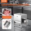 VEVOR Manual Meat Mixer, 30L Fixed Tank Meat Processing Equipment(Mixing Max 30LBS for Meat), Stainless Steel Meat Mixer