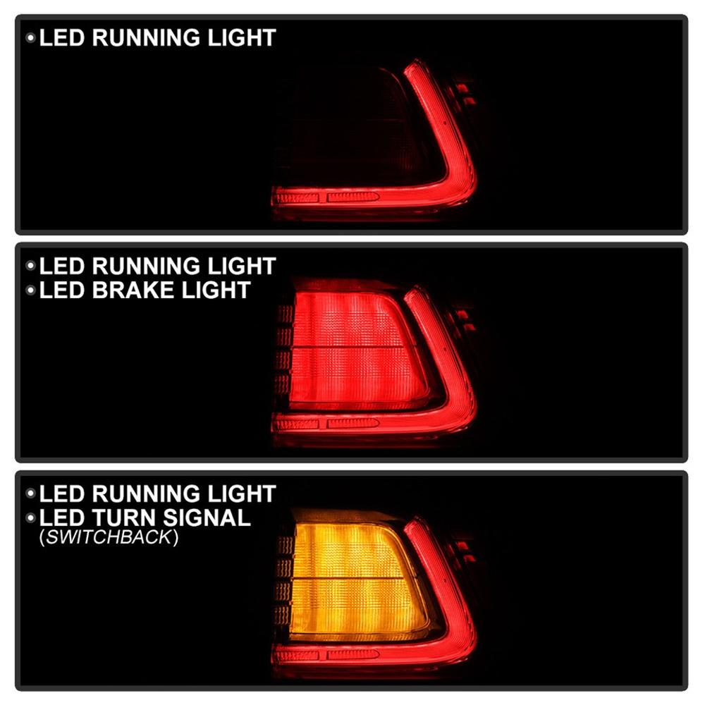 Rear Left & Right Outer LED Tail Lights Brake Lamps For 2019-2023 Jeep Cherokee