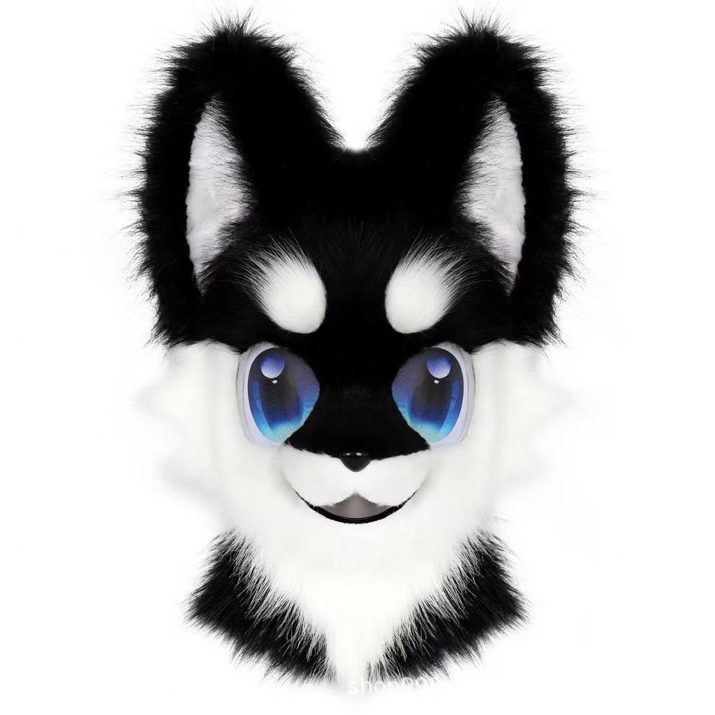 Plush Dog Fursuit Cosplay Costume - Wearable Comic Convention Kig Suit