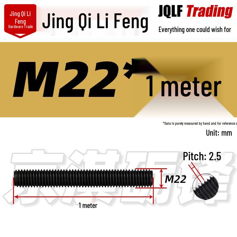 **High-Strength Threaded Rod M6-M48 | Grade 8.8/10.9/12.9 Full Thread Screw Bar**