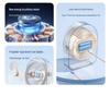 Portable Desktop Mini Fan with Multifunctional Light - Rechargeable and Powerful for Dorms and Desks