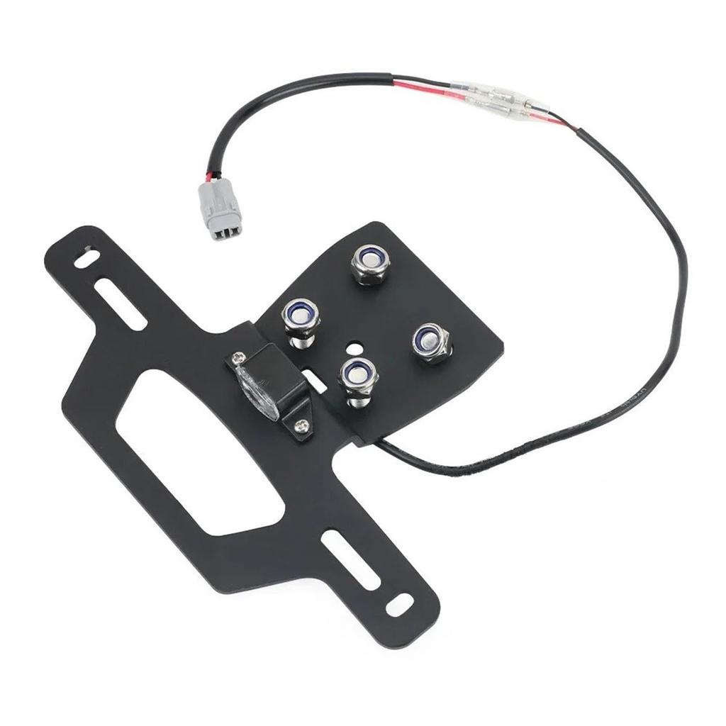 Motorcycle License Plate Bracket for Kawasaki Ninja Motorcycle Tail Tidy Fender Eliminator with LED Hidden License Plate Motorcycle License Plate