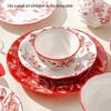 Set di Piatti in Ceramica Rose Holiday di Naijiang